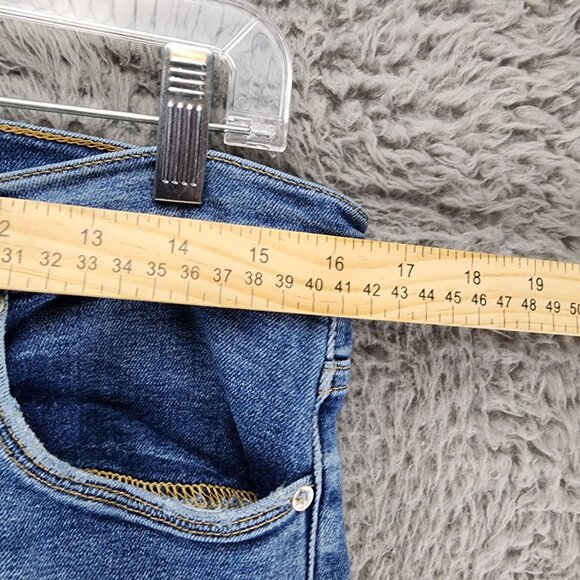 Hudson Jeans Womens 32 Blue Nico Stretch Mid Rise Crop *Read* - Picture 5 of 13